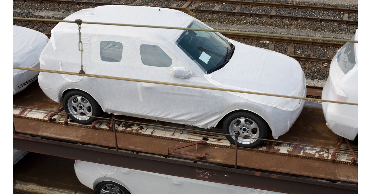 transporting finished vehicle through truck